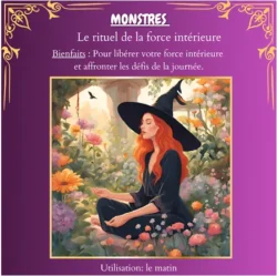 Coffret Secrets De 🎃Sorcières 🧙‍♀️,  5 Fondants Parfumés 🦇Avec ses Rituels 🦇 – Image 6