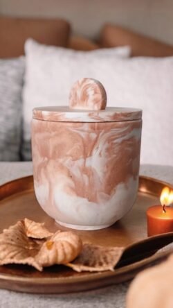 🦇 Bougie Parfumée 🎃 "Harmonie" 👻 Spécial Halloween 🦇