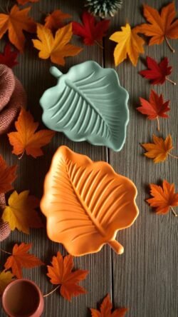 Folya 🍃 plateau feuille en Jesmonite – Image 2