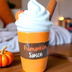Brûle-parfum en céramique – Tasse Latte Pumpkin Spice 🎃☕