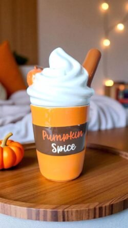 Brûle-parfum en céramique – Tasse Latte Pumpkin Spice 🎃☕