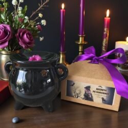 Duo magique coffret secret de sorcières + brûle parfum chaudron