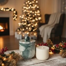 Coffret Harmonie – Bougie & Recharge 🌸✨