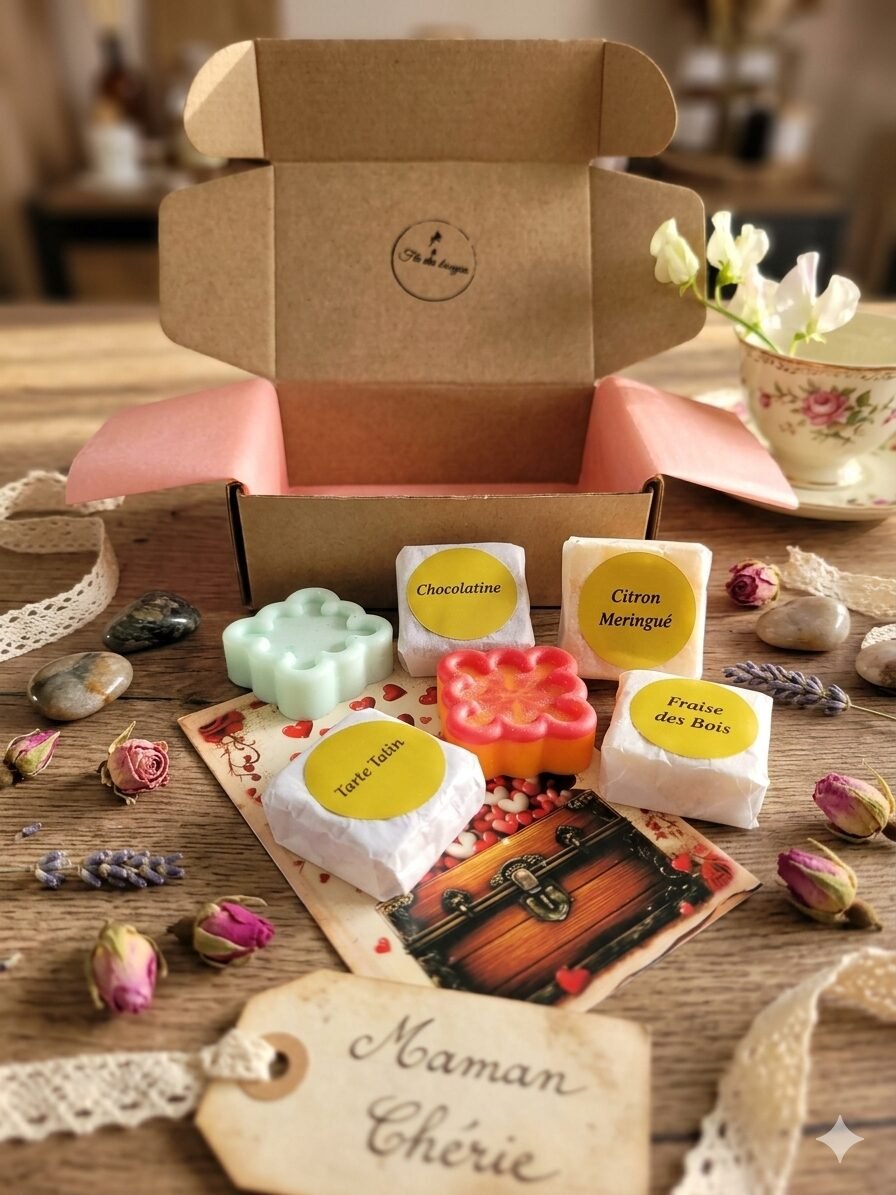 Chapitre Exclusif – Fête des Mamans | Coffret personnalisé de 6 fondants parfumés