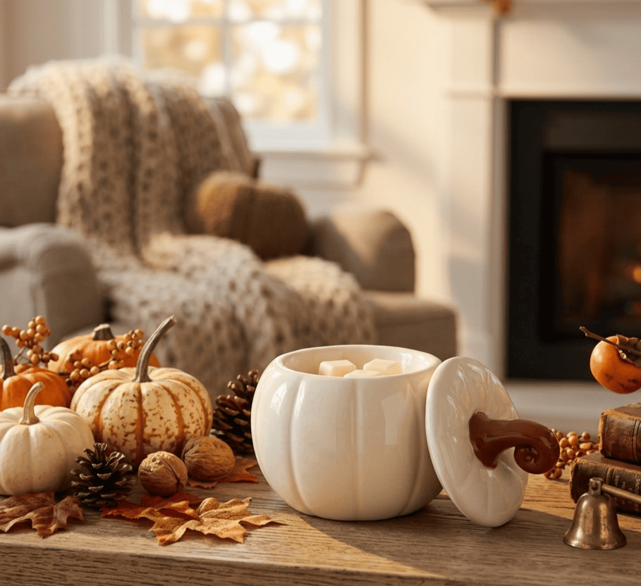 Ivoire – Brûle-parfum citrouille crème